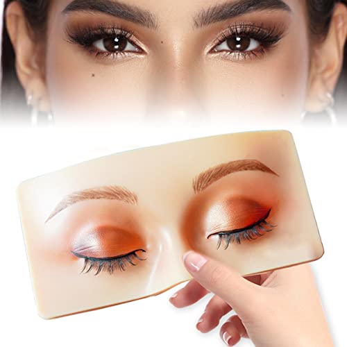 MAYCREATE Makeup Practice Face Board Skin Realistic 3D Makeup Practice Skin for Eyebrow, Eye Makeup Dummy For Women, Reusable Silicone Makeup Face for Beginner Makeup Artist The Perfect MAYCREATE Makeup Practice Face Board Skin Realistic 3D Makeup Practice Skin for Eyebrow, Eye Makeup Dummy For Women, Reusable Silicone Makeup Face for Beginner Makeup Artist The Perfect